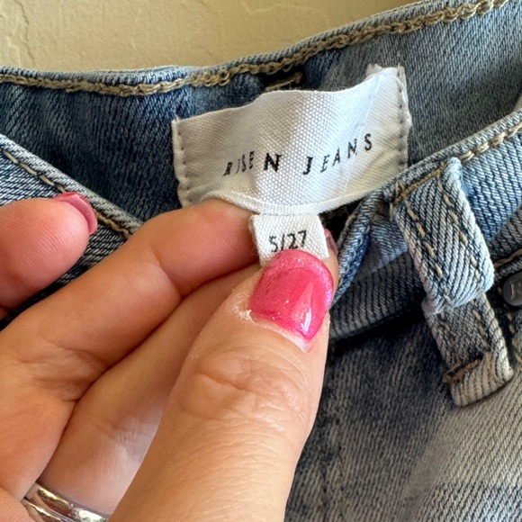 Distressed Light Blue Jeans - Picture 3 of 5